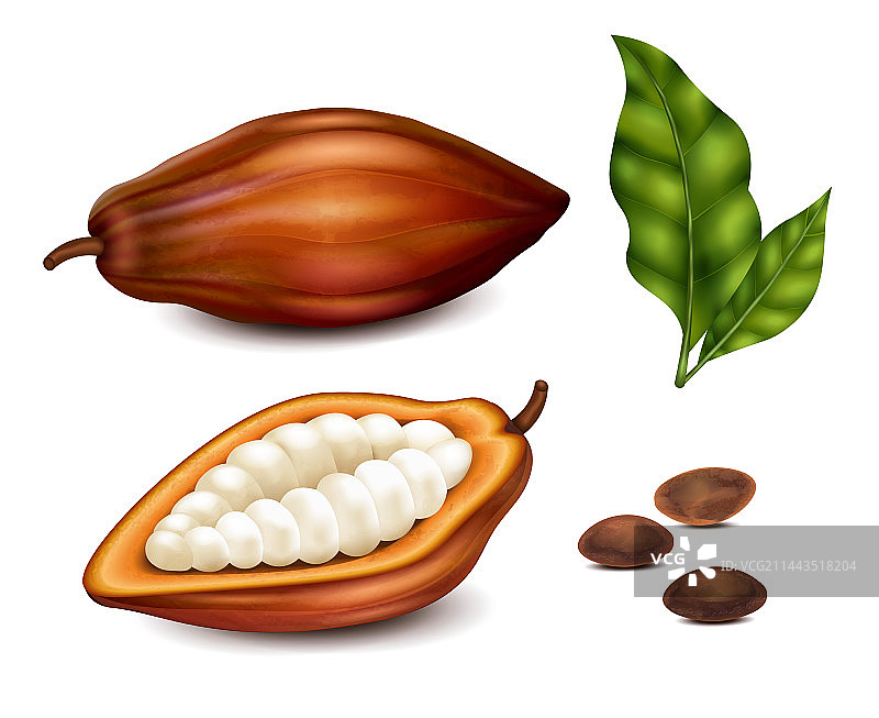 写实可可套装图片素材