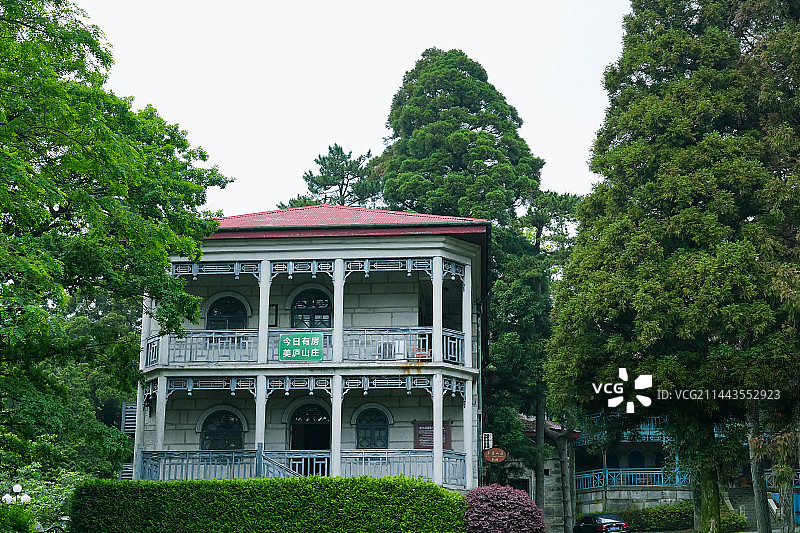 美庐别墅  江西省九江市庐山风景区美庐 宋美龄图片素材