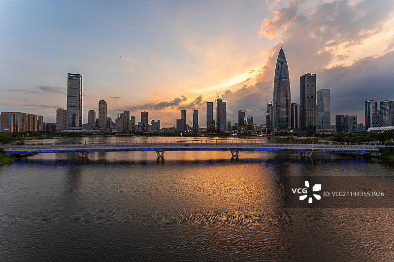 深圳南山区人才公园CBD图片素材