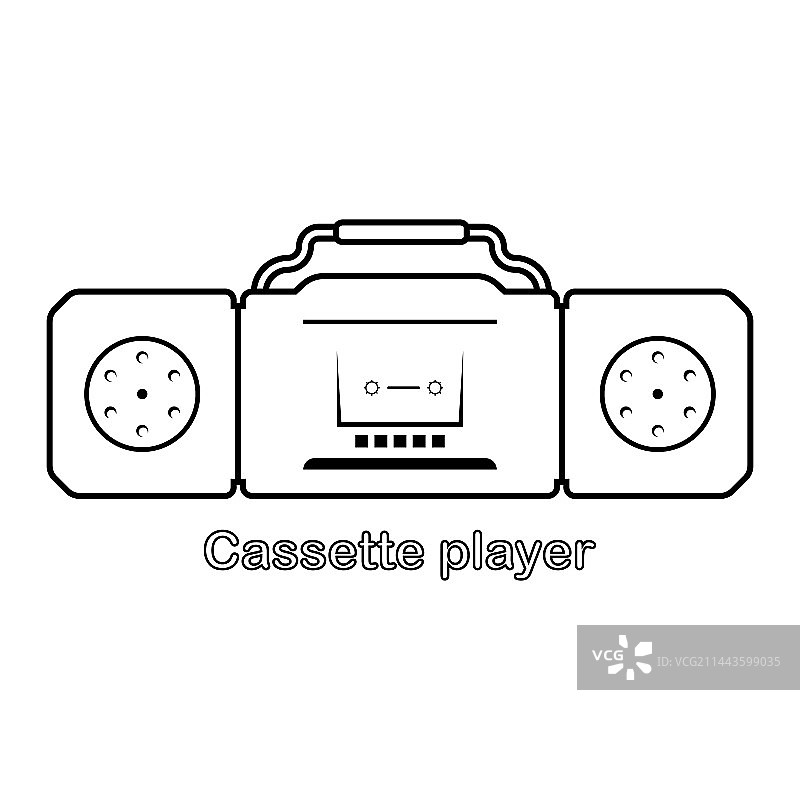 磁带录音机图标图片素材