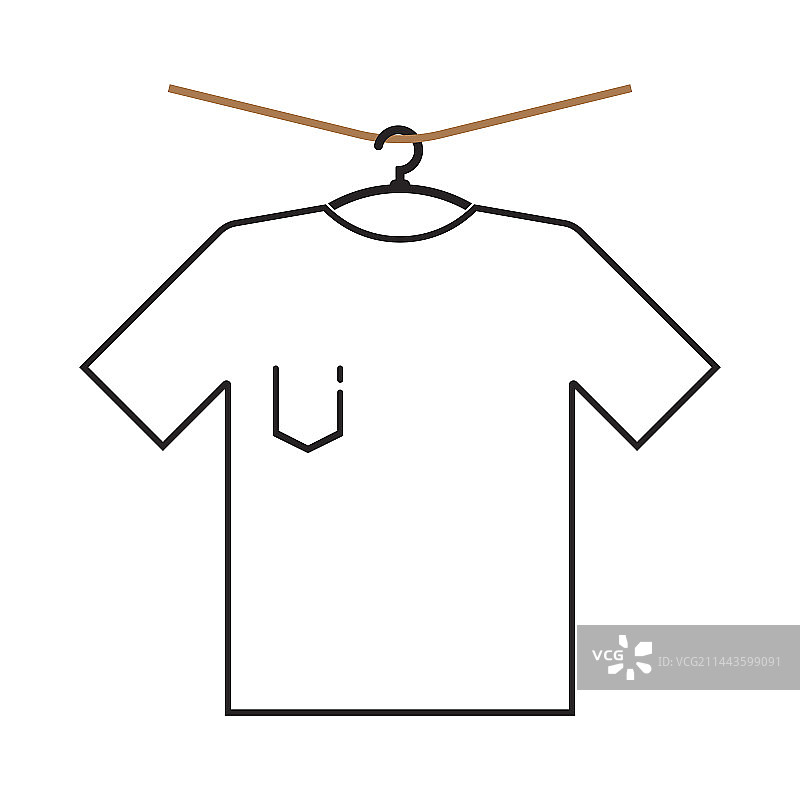 衣架上的T恤图标图片素材