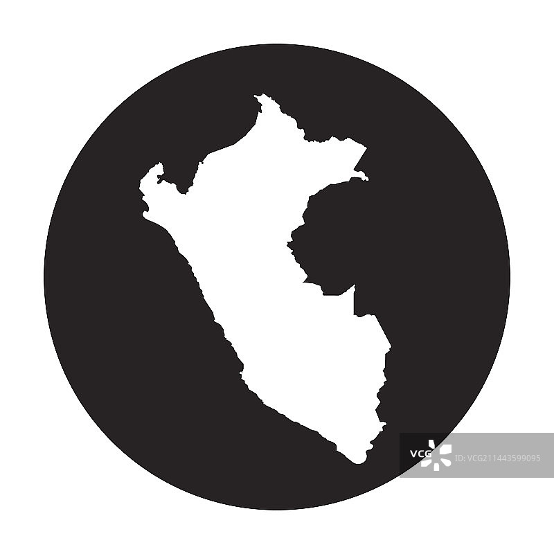 秘鲁地图图标图片素材
