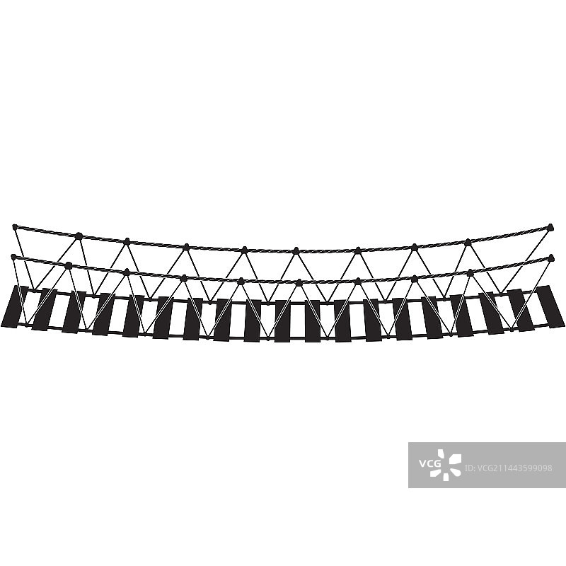 简易桥梁图标图片素材