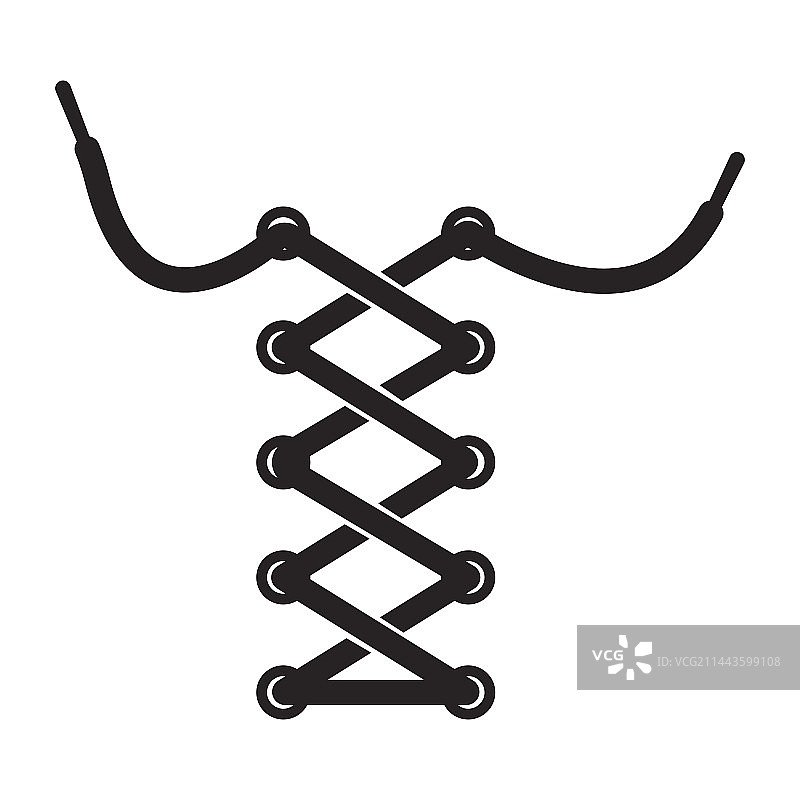 鞋带图标图片素材