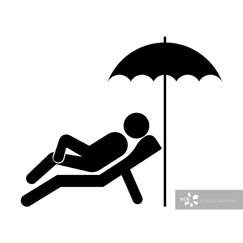 日光浴图标图片素材