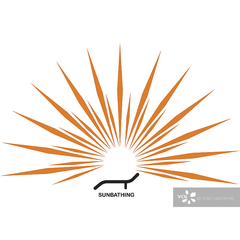 日光浴图标图片素材