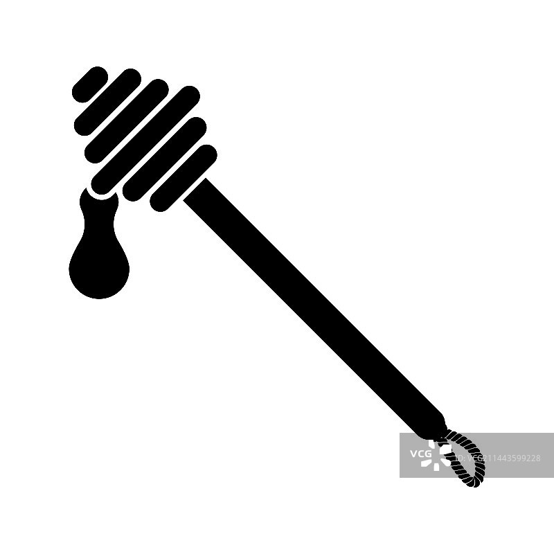 蜂蜜勺图标图片素材