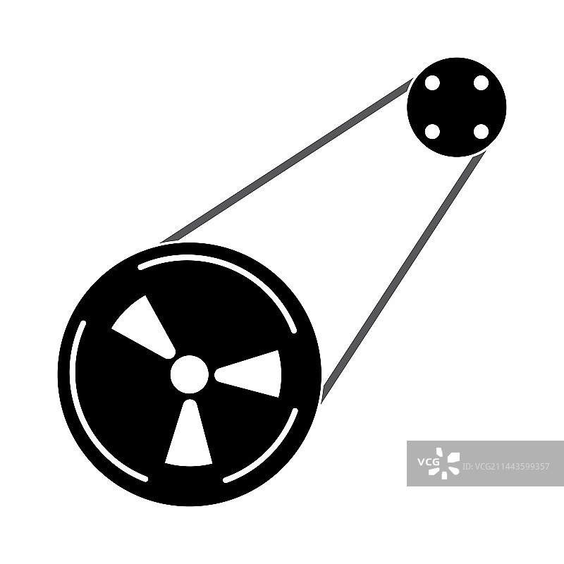 发动机皮带图标图片素材