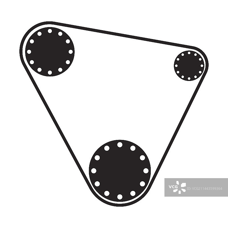 发动机皮带图标图片素材