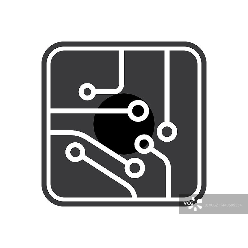 芯片处理器图标图片素材