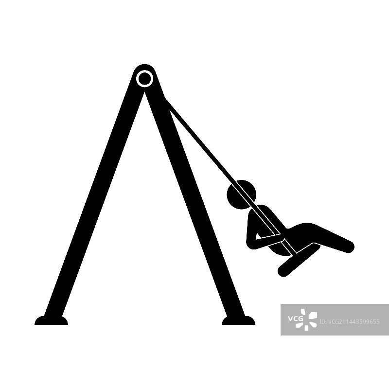 秋千图标图片素材