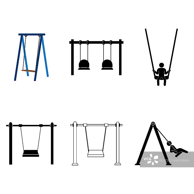 秋千图标图片素材