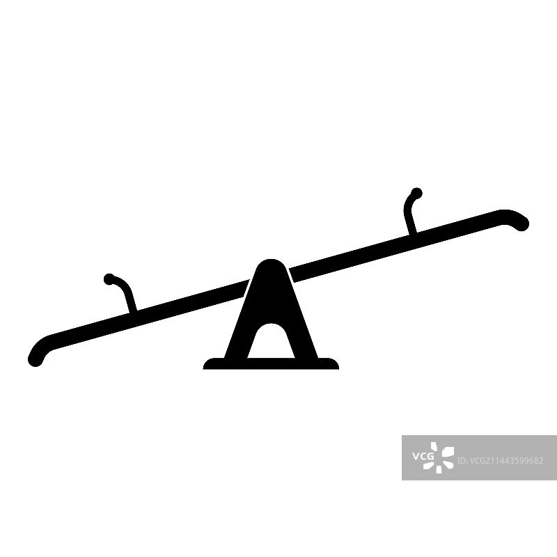 跷跷板图标图片素材