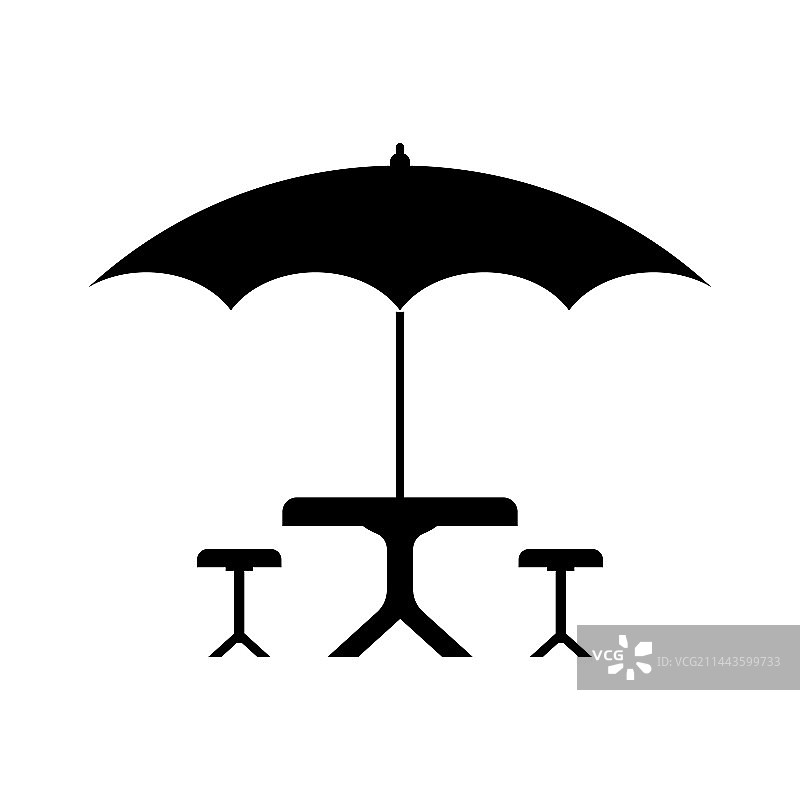 露天咖啡馆图标图片素材