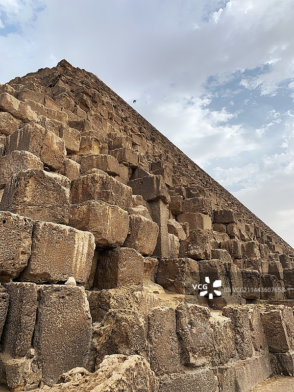 老遗址仰天俯瞰图片素材