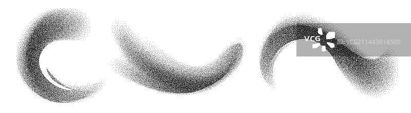 点状抽象图形黑色纹理图片素材