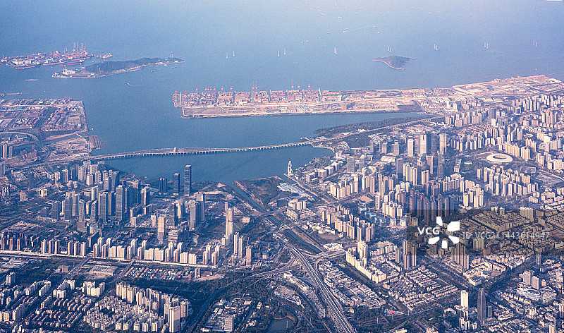 深圳前海湾图片素材