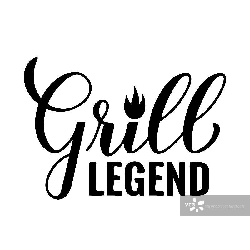 烧烤主题手写排版图片素材