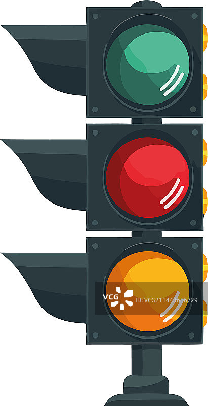 人行横道上的黄色停车标志图片素材