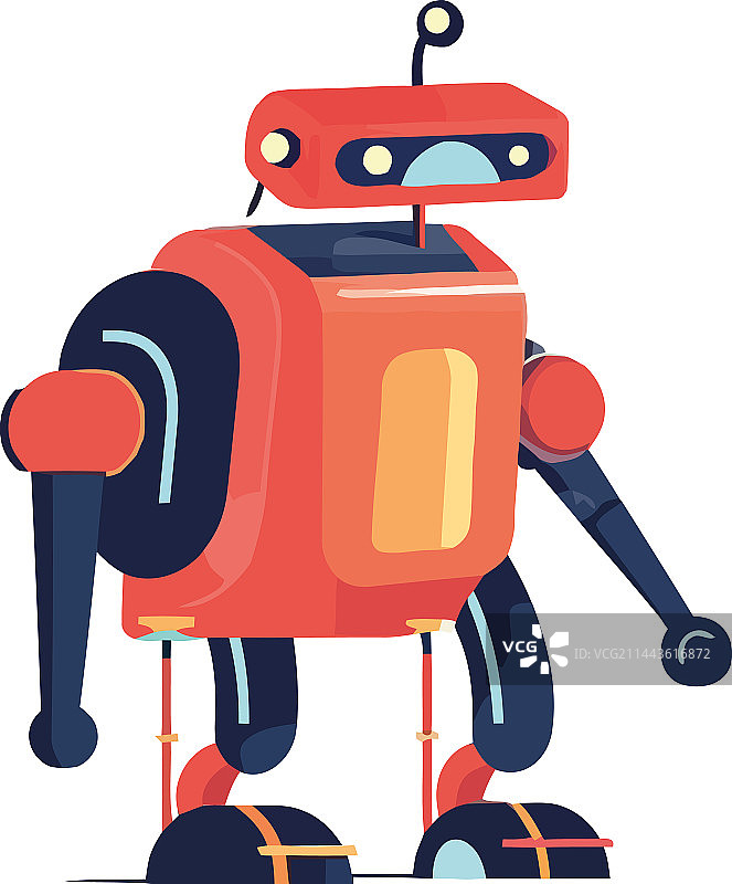 未来主义机器人玩具图片素材