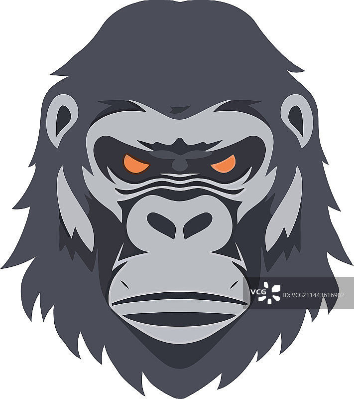 具有攻击性的野生山魈吉祥物图片素材