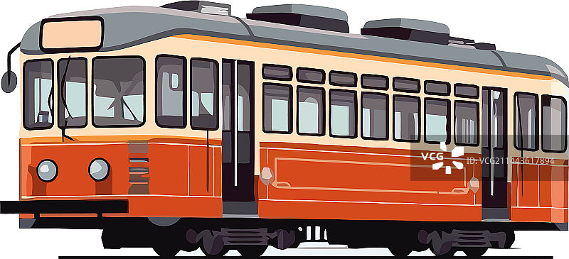 现代城市交通服务中的黄色巴士图片素材