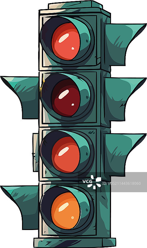 在人行横道前停车，注意行人安全图片素材