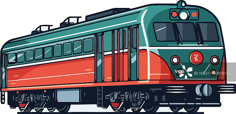 行驶中的蒸汽火车图片素材