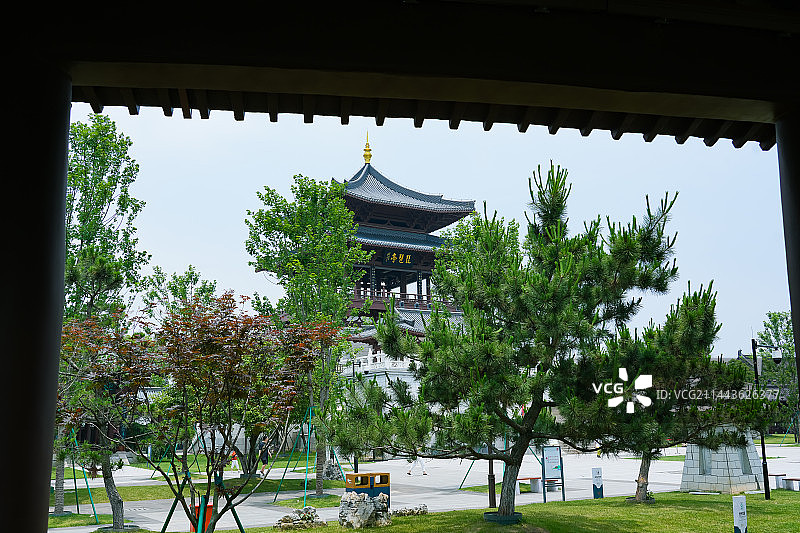江西省九江市琵琶亭景点  白居易《琵琶行》图片素材
