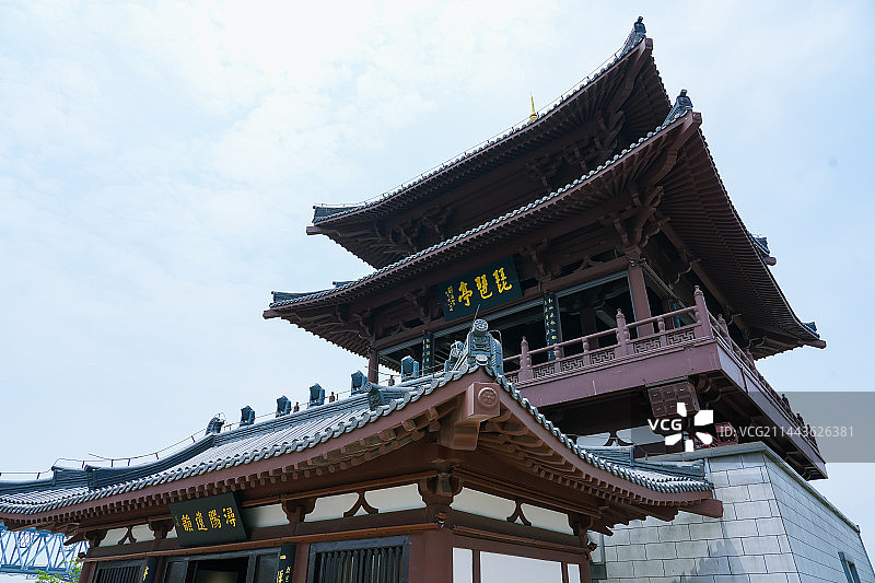 江西省九江市琵琶亭景点  白居易《琵琶行》图片素材