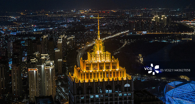 沈阳城市航拍风光图片素材