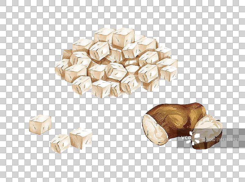 中国传统文化中草药药材之 茯苓图片素材