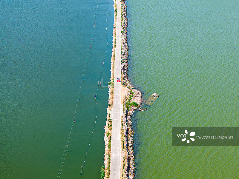 济南独山湖独山岛图片素材