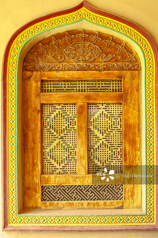 西域建筑风格窗户工艺图片素材