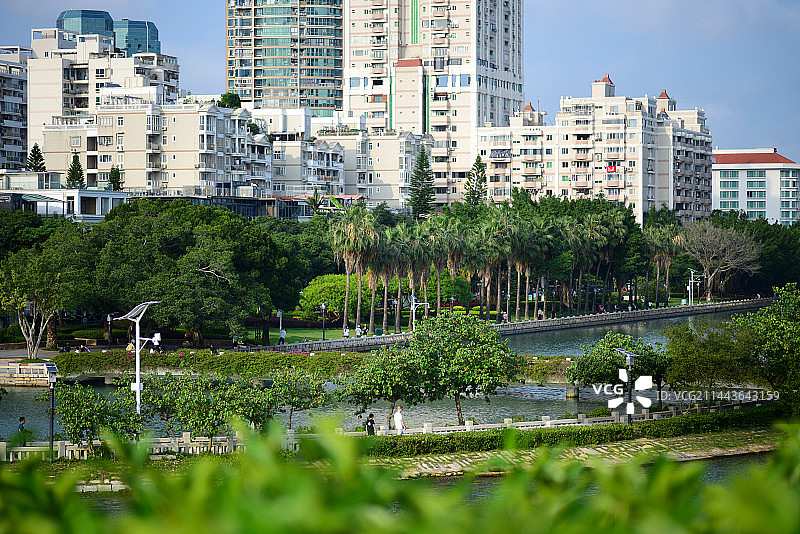 筼筜湖畔图片素材