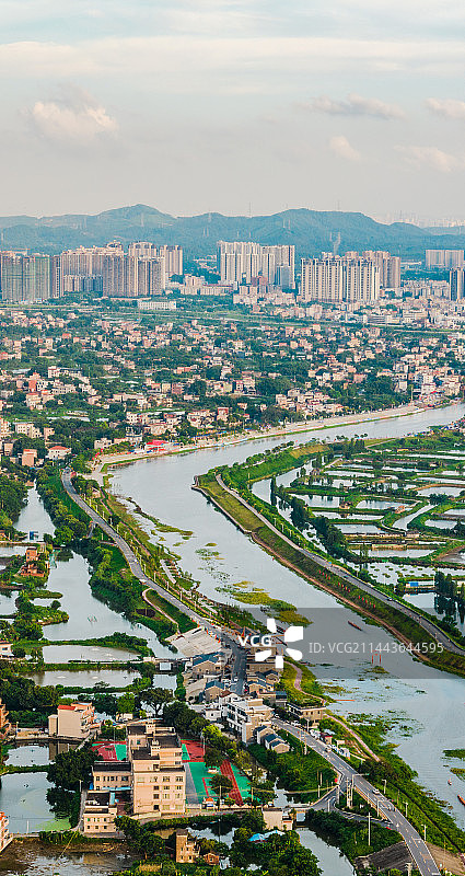 中国江门市鹤山市华侨城古劳水乡旅游区图片素材