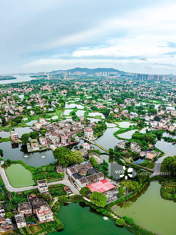 中国江门市鹤山市华侨城古劳水乡旅游区图片素材