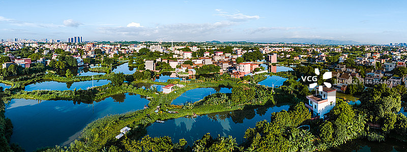 中国江门市鹤山市华侨城古劳水乡旅游区图片素材