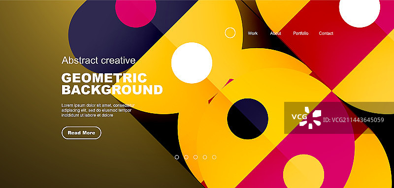 抽象技术登陆页面的背景与图片素材