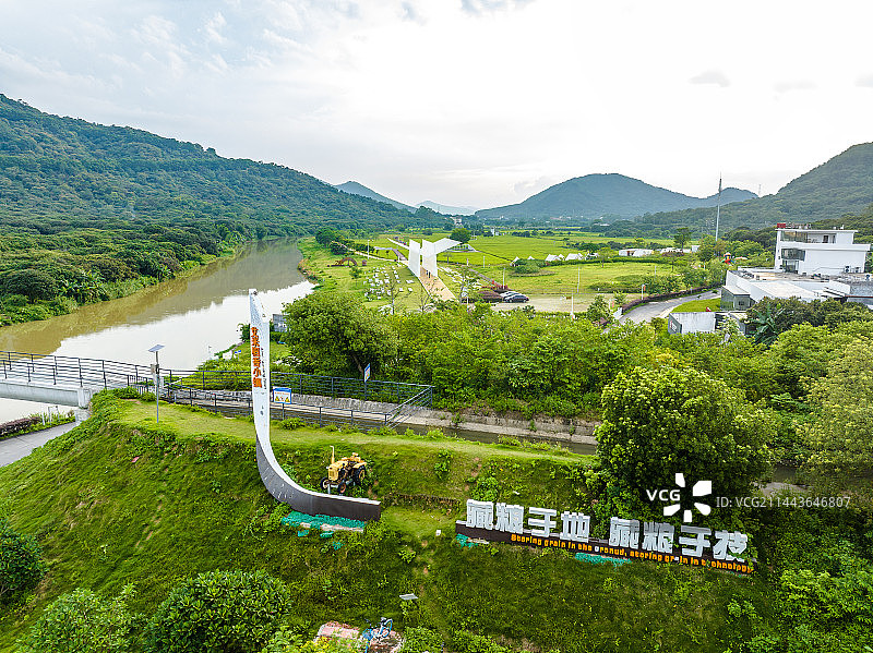 中国广东省广州市从化艾米稻香小镇图片素材