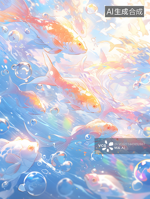 【AI数字艺术】梦幻海洋图片素材