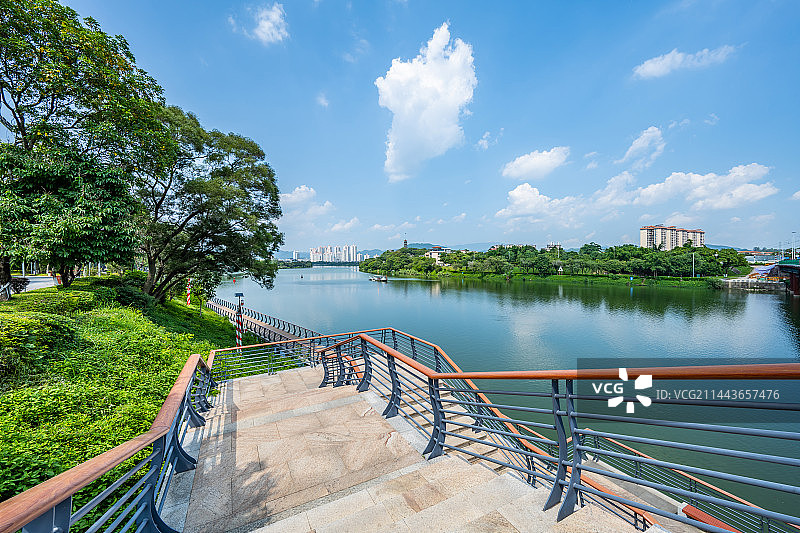 中国广州增城区增江画廊风光图片素材