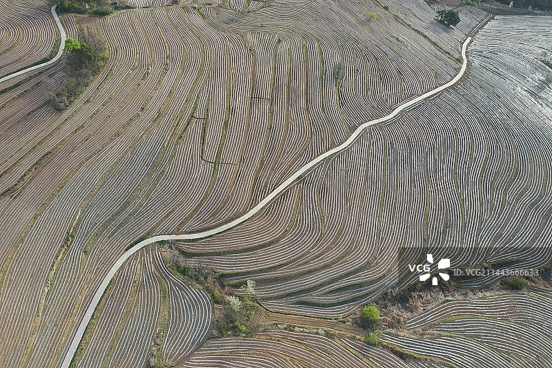 宜君梯田图片素材