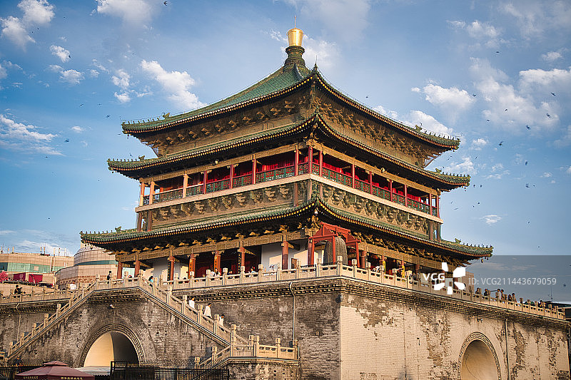 西安钟楼图片素材