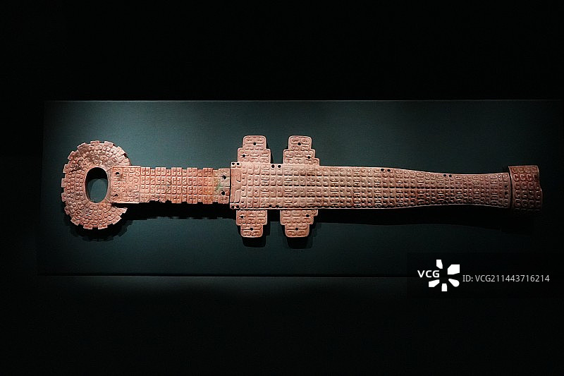 震旦博物馆春秋晚期玉具剑图片素材
