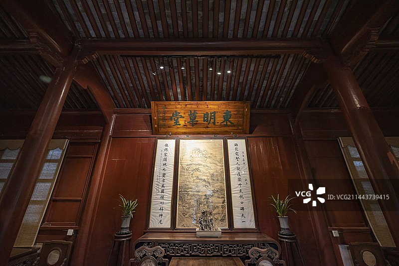 天一阁东明草堂图片素材