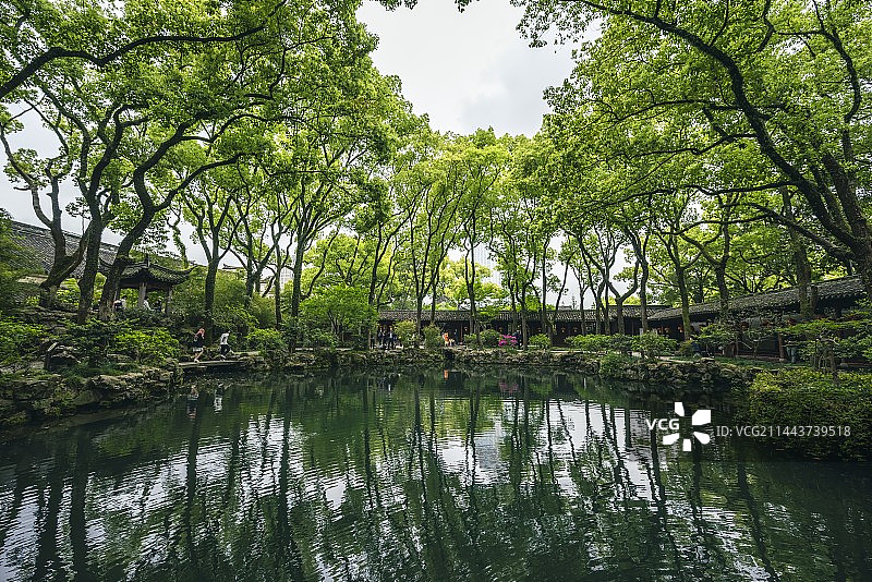 天一阁东园明池图片素材