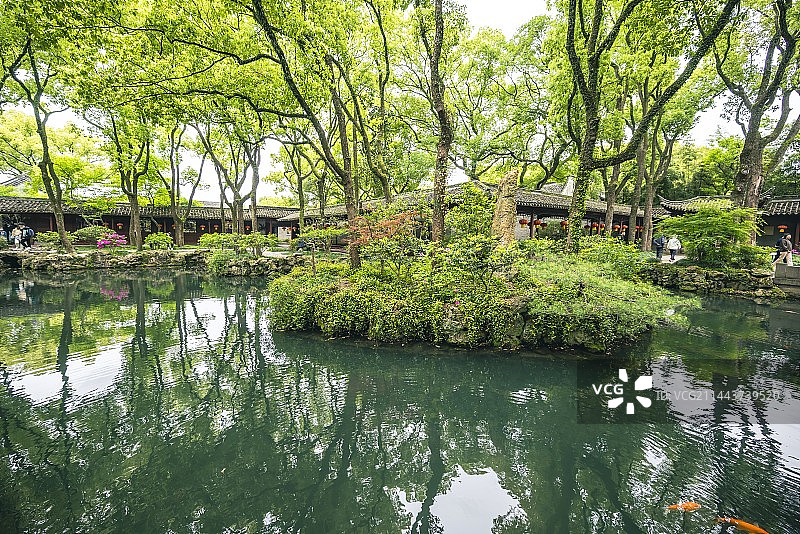 天一阁东园明池图片素材