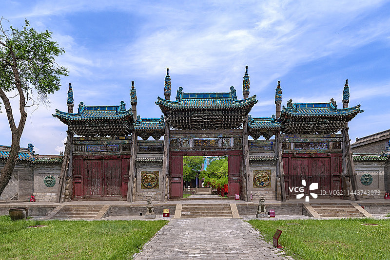 山西代县文庙夏季景观图片素材
