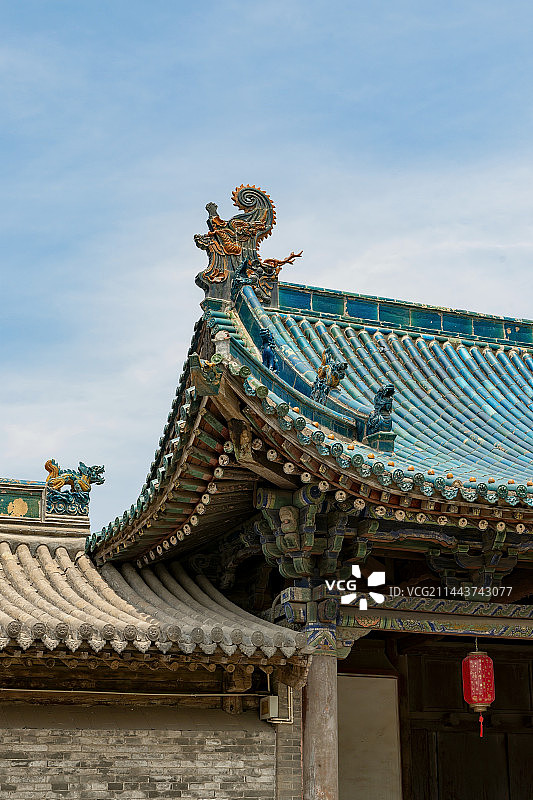 山西代县文庙夏季景观图片素材